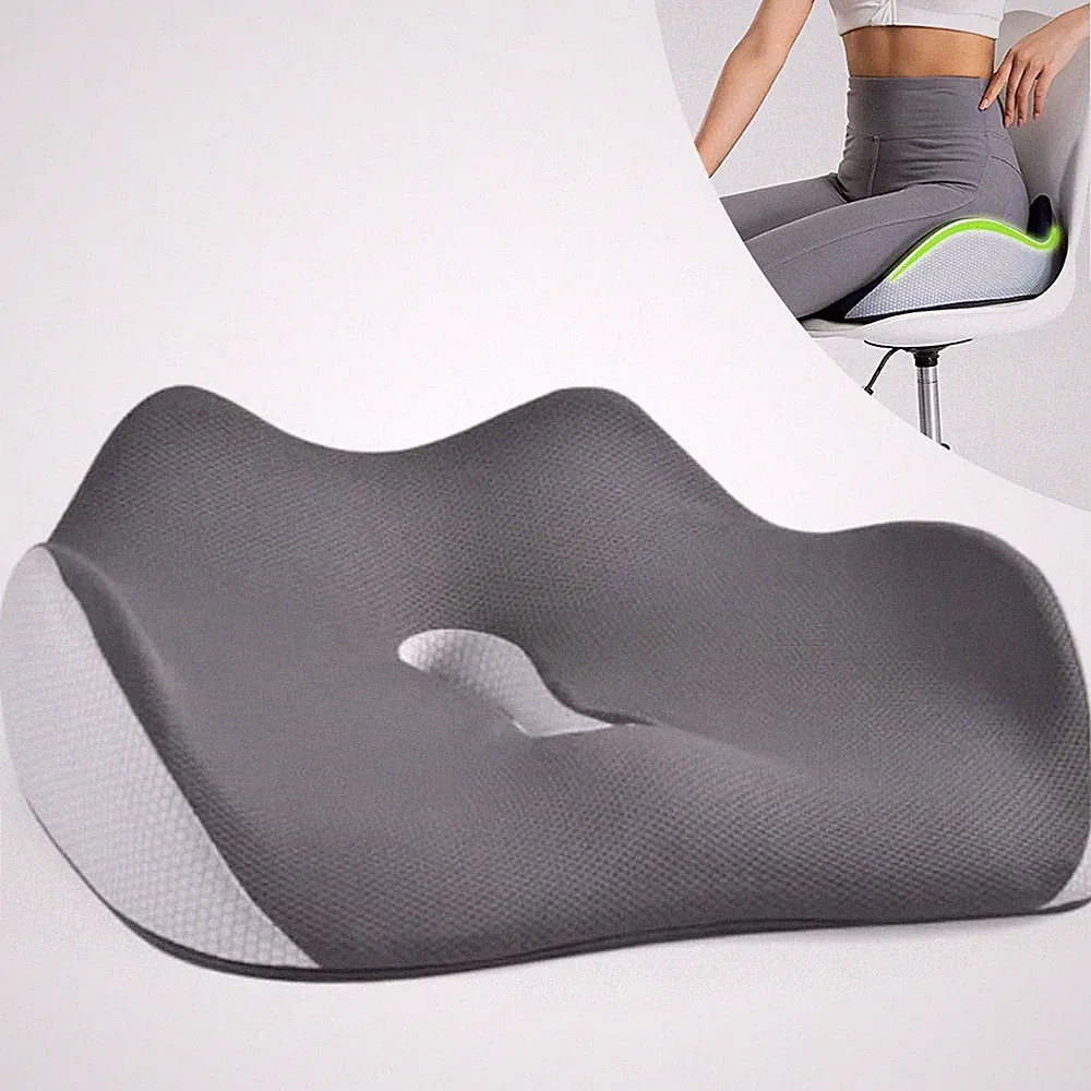 Ergonomisches Sitzkissen orthopädisch Keilkissen Memory Foam Rückenschmerzen
