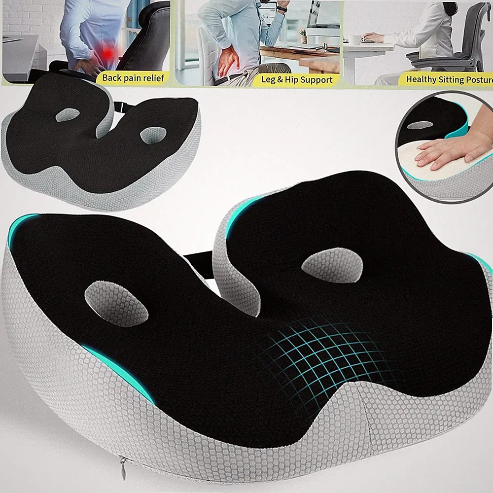 Ergonomisches Sitzkissen Orthopädisches Sitzkissen Memory Foam Steißbeinkissen