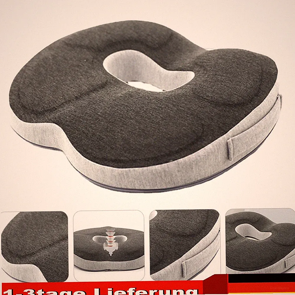 Ergonomisches Sitzkissen Orthopädisches Steißbeinkissen Memory Foam Stuhlkissen