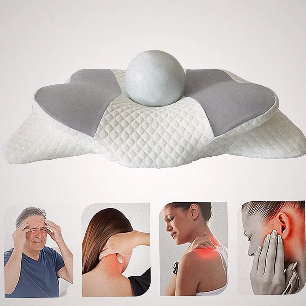 Ergonomisches Therapiekissen mit Armvertiefung für Seiten- und Rückenschläfer