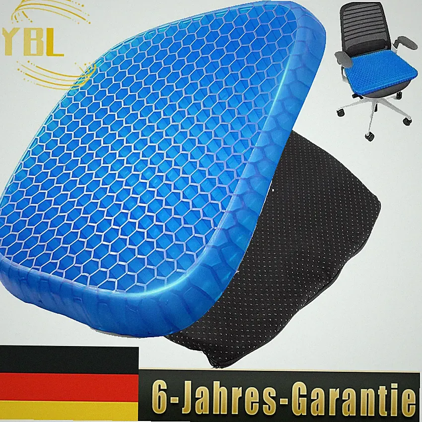 Extra Dickes Gel Sitzkissen Orthopädisches Büro Rollstuhl Gelkissen Stuhlkissen