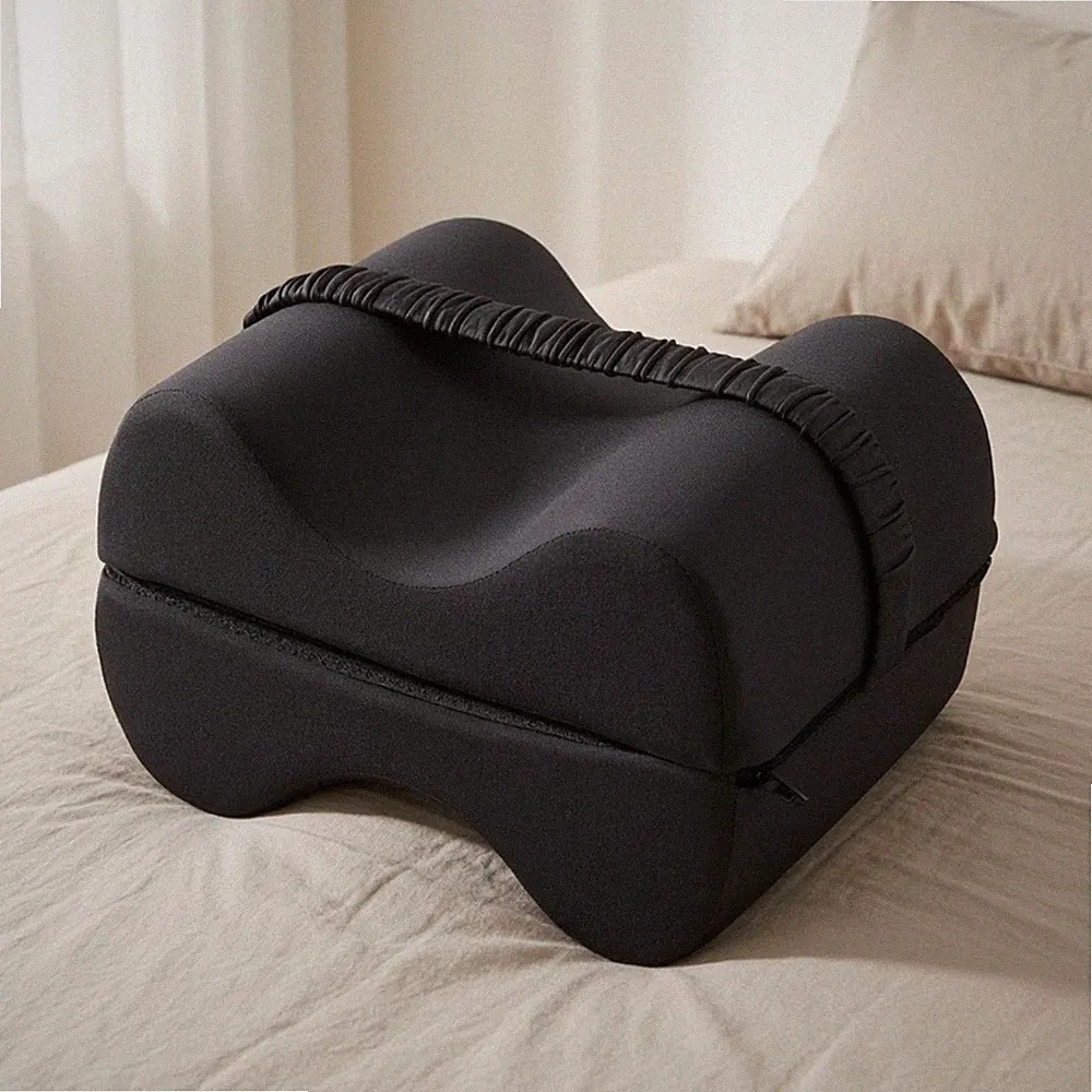 Faltbares Kniekissen faltbar Lagerungskissen mit Bezug orthopädisch für Sofa
