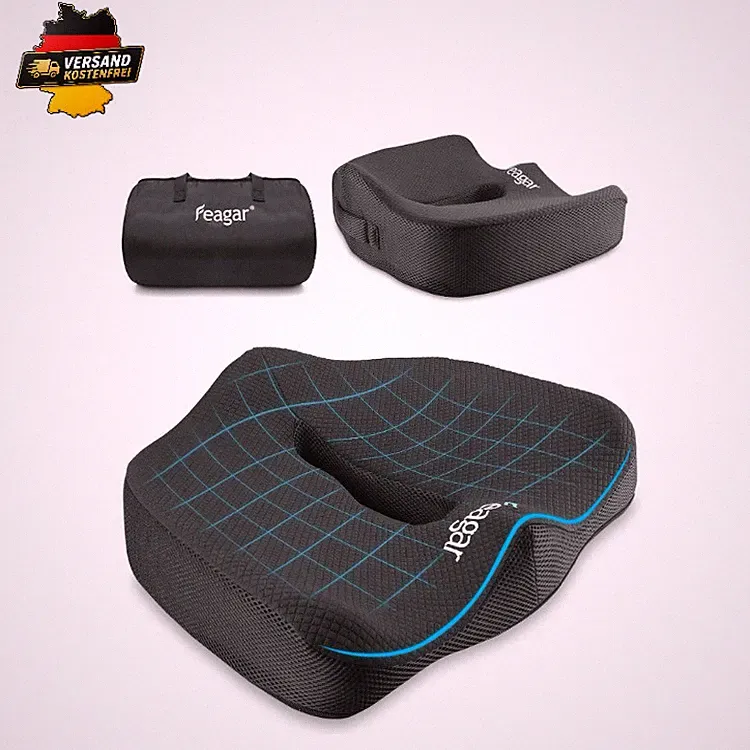 Feagar Orthopädisches Memory Foam Sitzkissen Für Bürostuhl Autositz