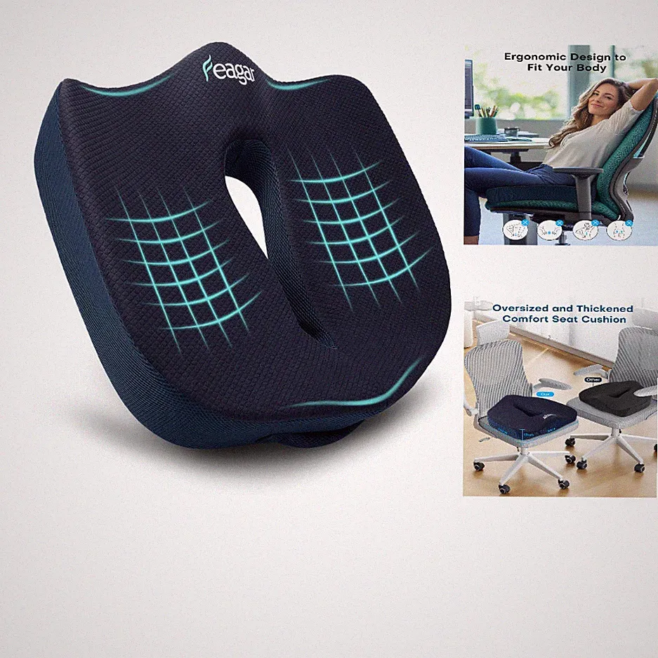 Feagar Orthopädisches Sitzkissen Bürostuhl - Ergonomisches Steißbeinkissen