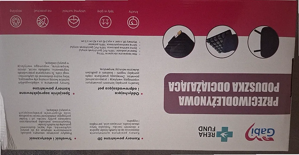 feela.® 3 Härtegrade Orthopädisches Sitzkissen - Schwarz (201801)
