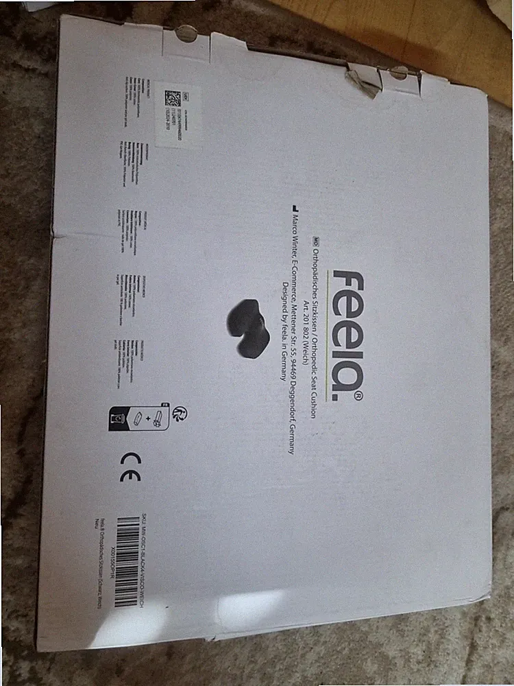 feela.® Orthopädisches Sitzkissen [3 Härtegrade] - Ergonomisches Sitzkissen