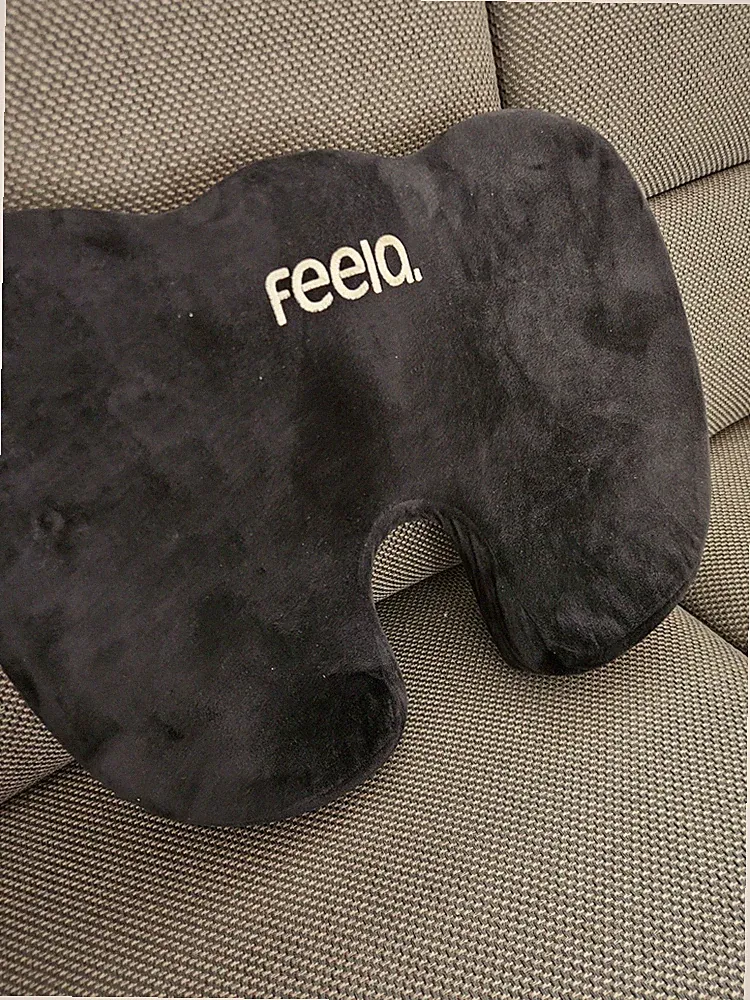 Feela Orthopädisches Sitzkissen, Medium, Schwarz