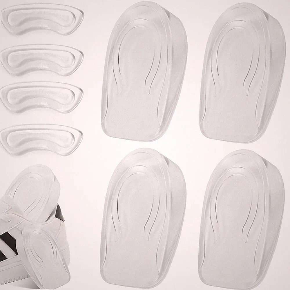 Fersenpolster Gel Fersenkissen für Schuhe Schuheinlagen Erhöhung 2cm Geleinla...