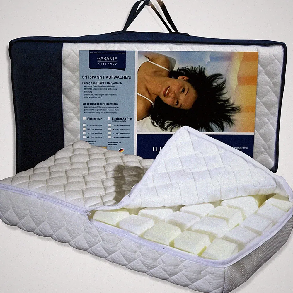 Garanta Visco-Schaum Nackenstützkissen Flexinet Air / Plus / Aquaflex 40x80 cm