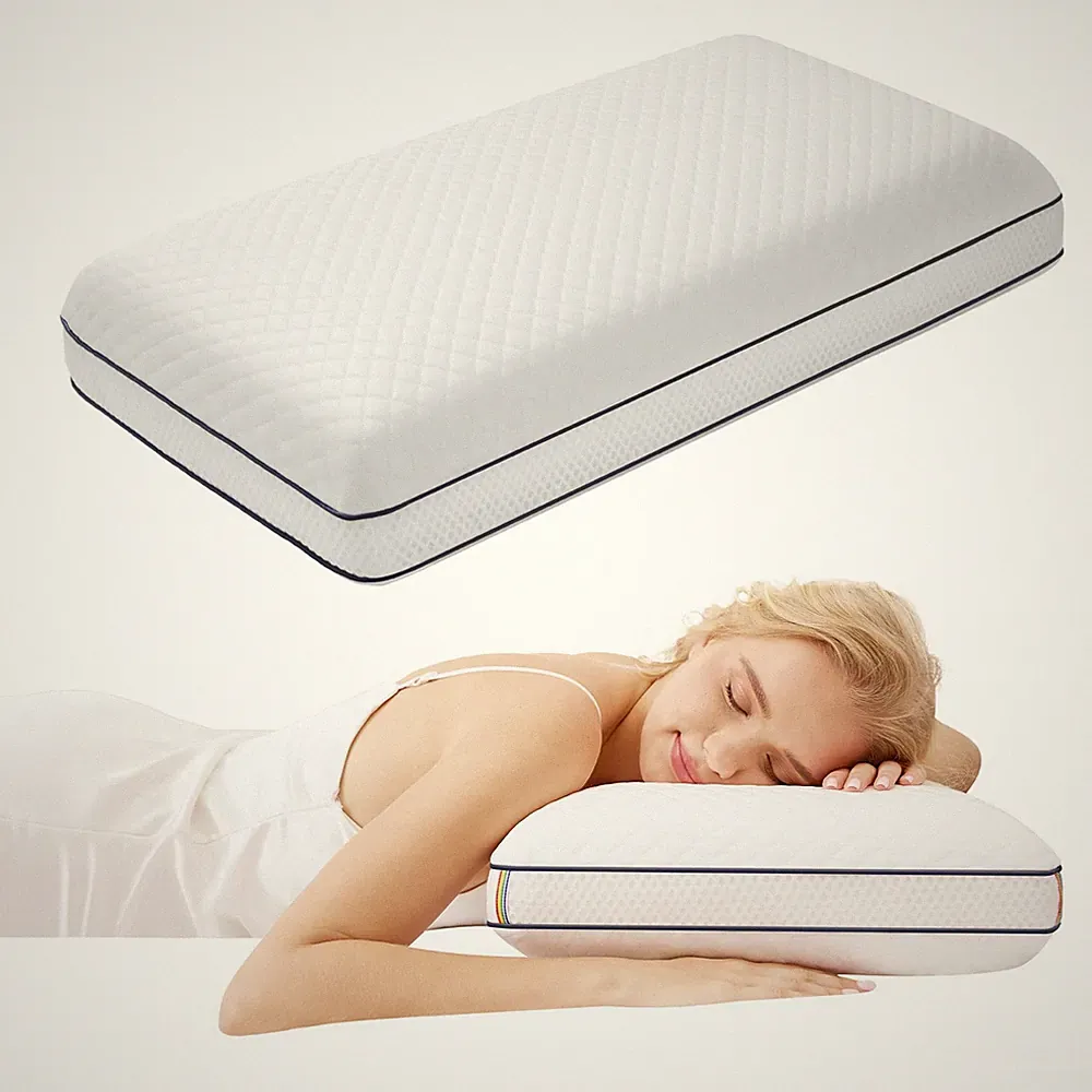Gel Memory Foam Kissen, Orthopädisches Kissen für Seitenschläfer, Ergonomisch...