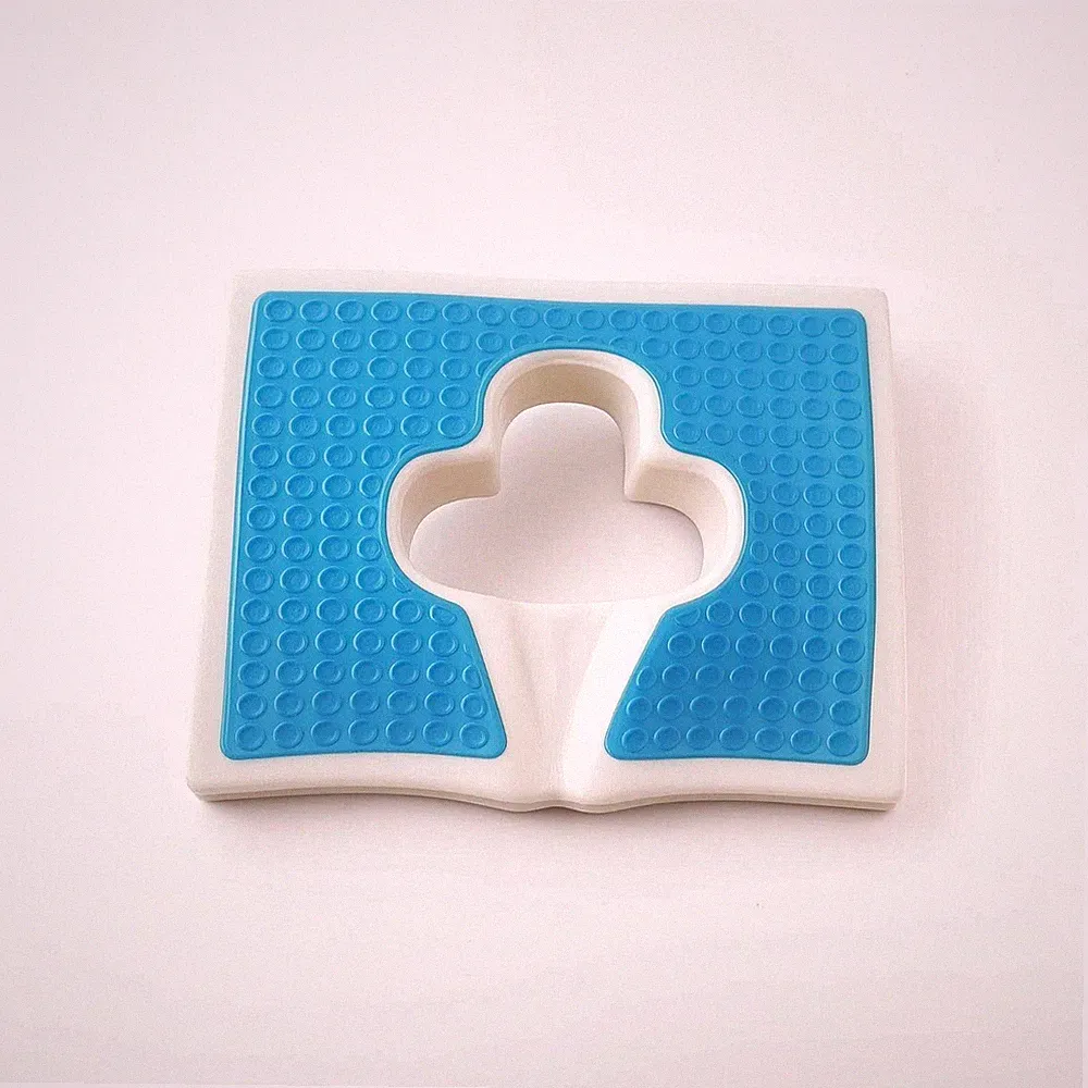 Gelsitzkissen orthopädisch Sitzkissen mit Gelschicht doppellagig für Bürostuhl