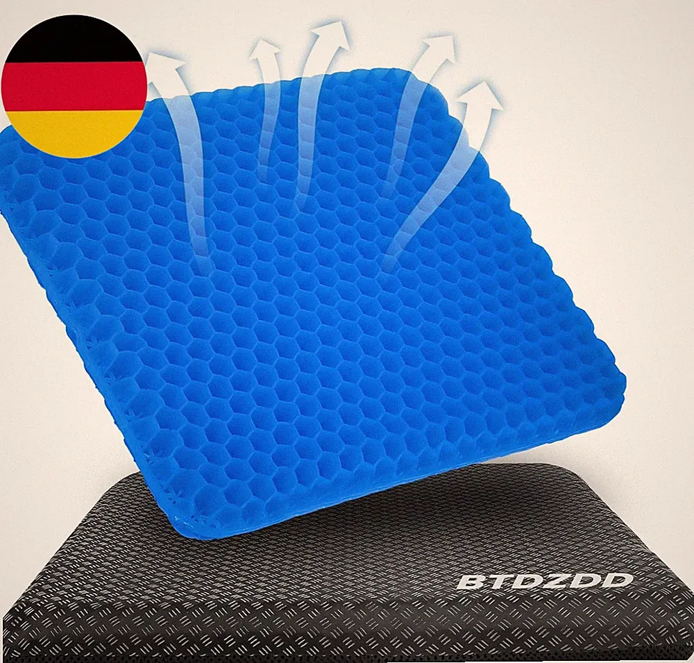 Gelsitzkissen, Orthopädisches Sitzkissen, Sitzkissen Für Bürostuhl –Weich Und Be