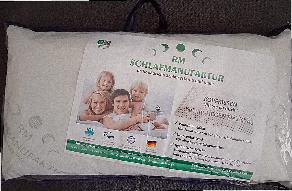 Gesundheits-Kopfkissen - orthopädisches Schlafsystem, Viskose elastisch, 70 cm
