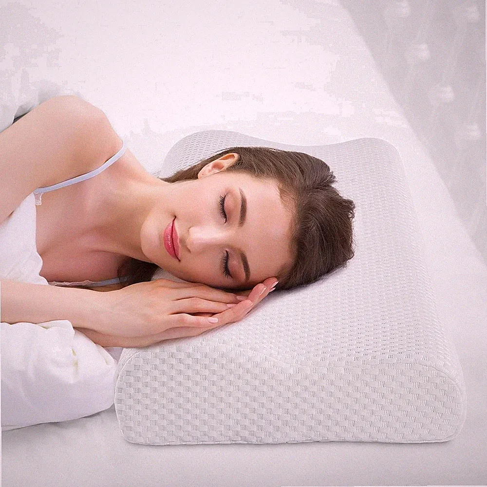 Gesundheitskissen Memory Foam Orthopädisches Nackenstützkissen seitenschläfer...