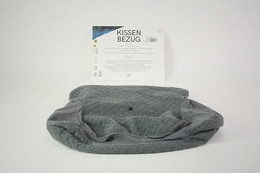 Glückstoff® Kissenbezug für Ergo V1 Orthopädisches Kissen Nackenstützkissen NEU