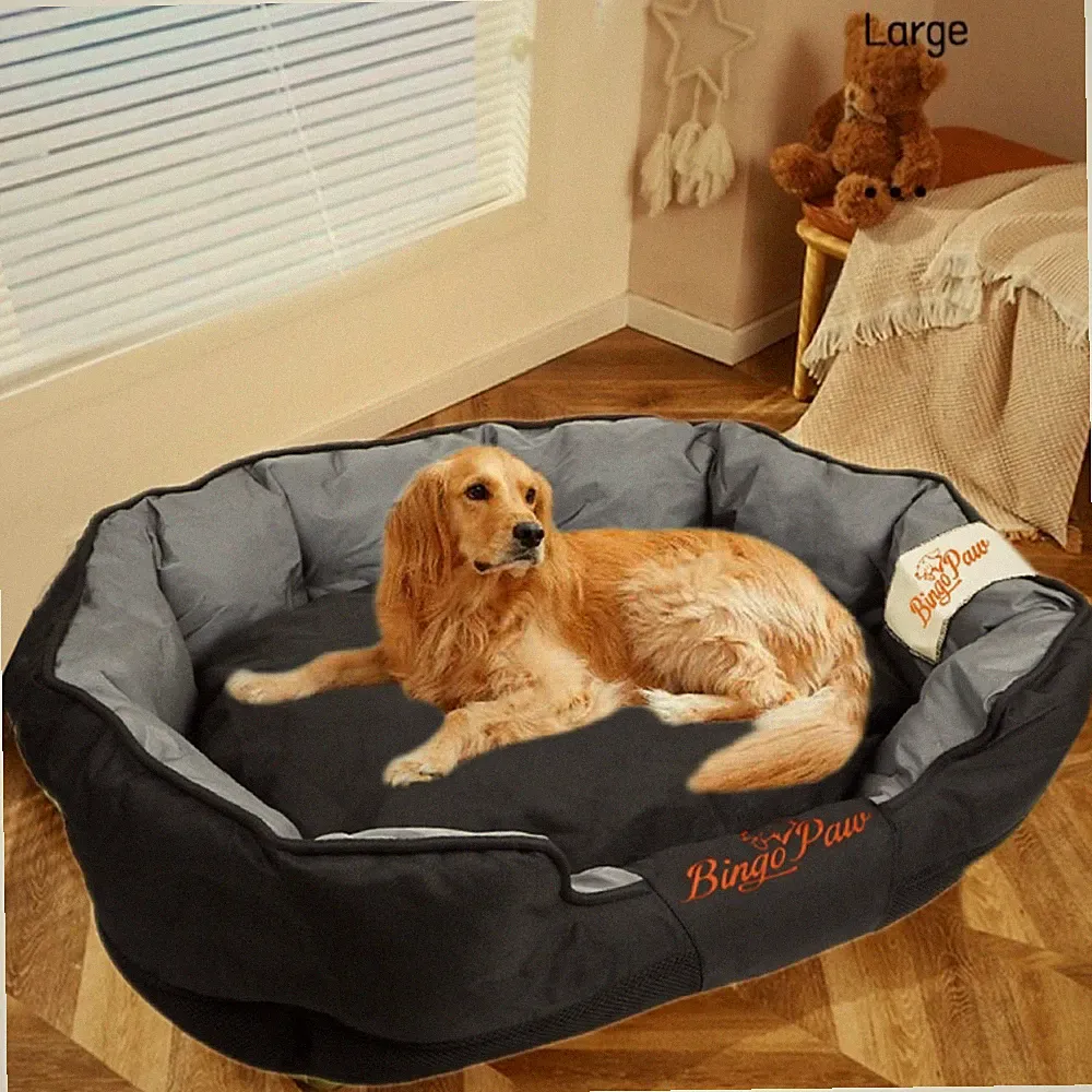 Großes Hundebett Orthopädisch Gedächtnisschaum Hundekissen Flauschig Abnehmbar