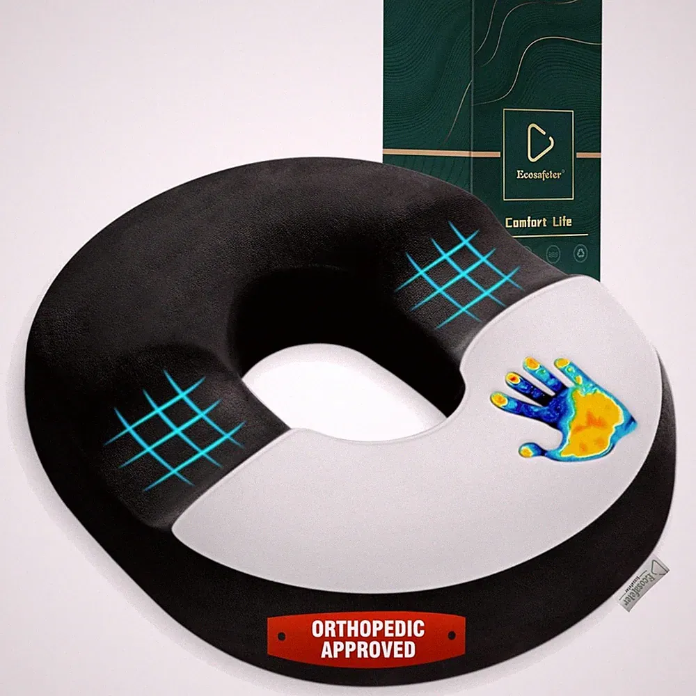 Hämorrhoiden Sitzkissen Ergonomisch Orthopädisch Memory Foam Sitzkissen