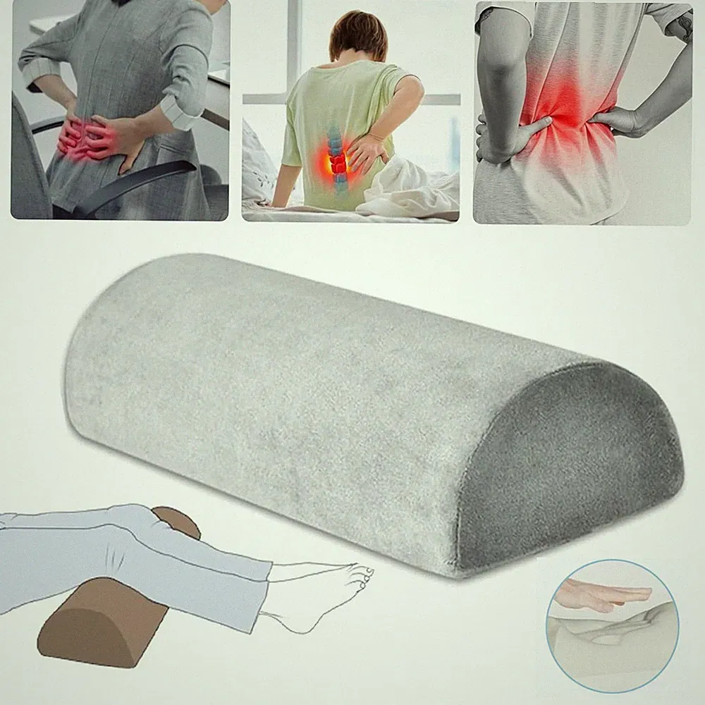 Halbmond Orthopädisches Kniekissen Beinhochlagerungskissen Nackenkissen für Bein