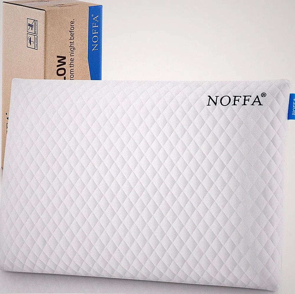 Hart Kissen Flach Dünn 40X60, Flaches Kopfkissen Bauchschläfer, Memory Foam Nied