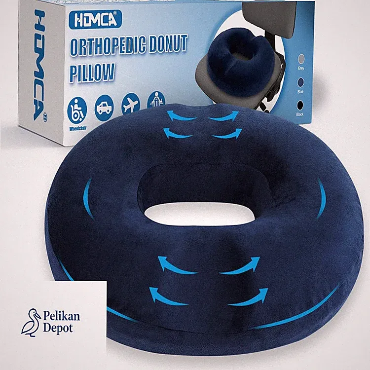 HOMCA Orthopädisches Steißbeinkissen Donut Kissen Memory Foam 45