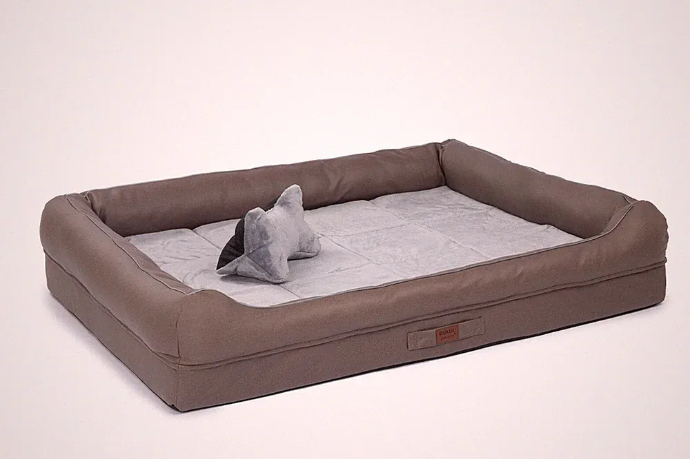 Hundebett Abnehmbar mit Kissen Orthopädisch Schlafplatz Hunde aller Größen XXL