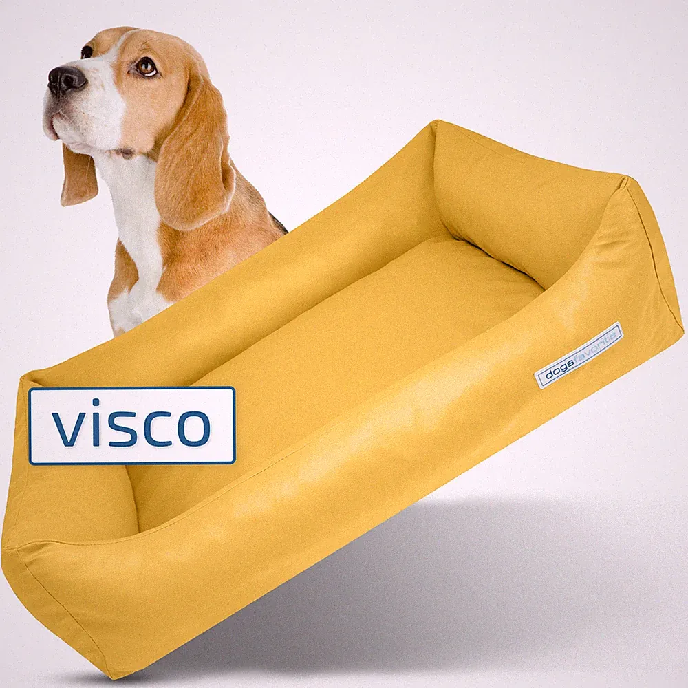 Hundebett aus Kunstleder orthopädische Hundebetten Hundekissen Hunde Bett S - XL
