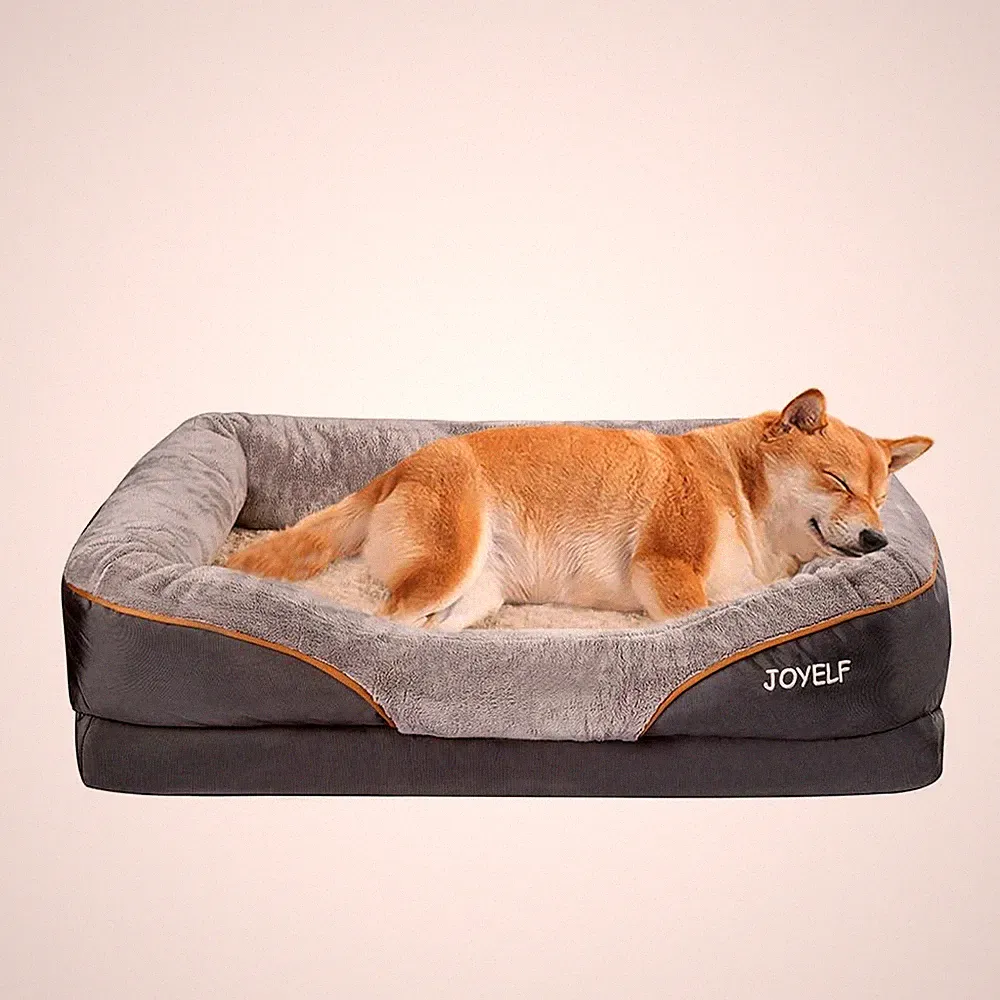 Hundebett orthopädisch groß Memory Foam Hundesofa waschbar Hund Liege Kissen XL