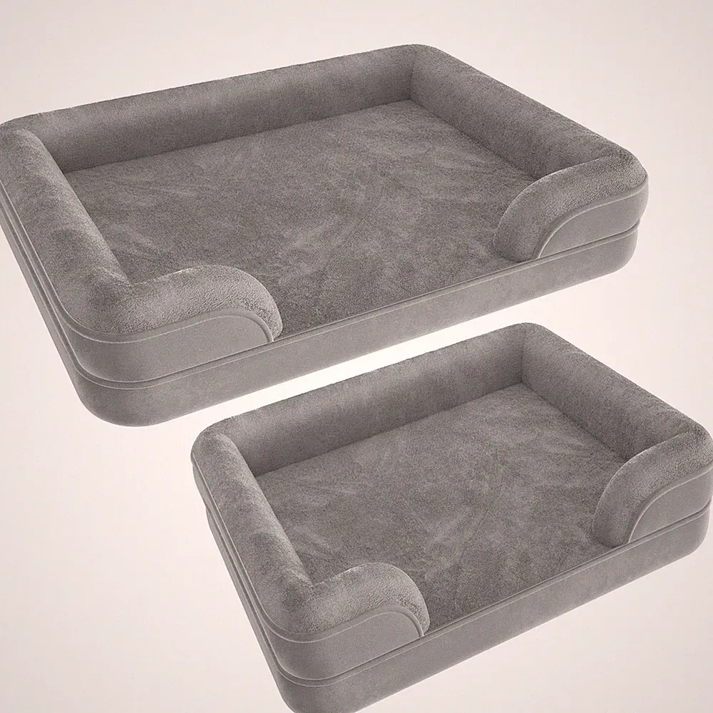 Hundebett Orthopädisch Hundekissen Haustierbett Plüsch Hundesofa Katzenbett Bett
