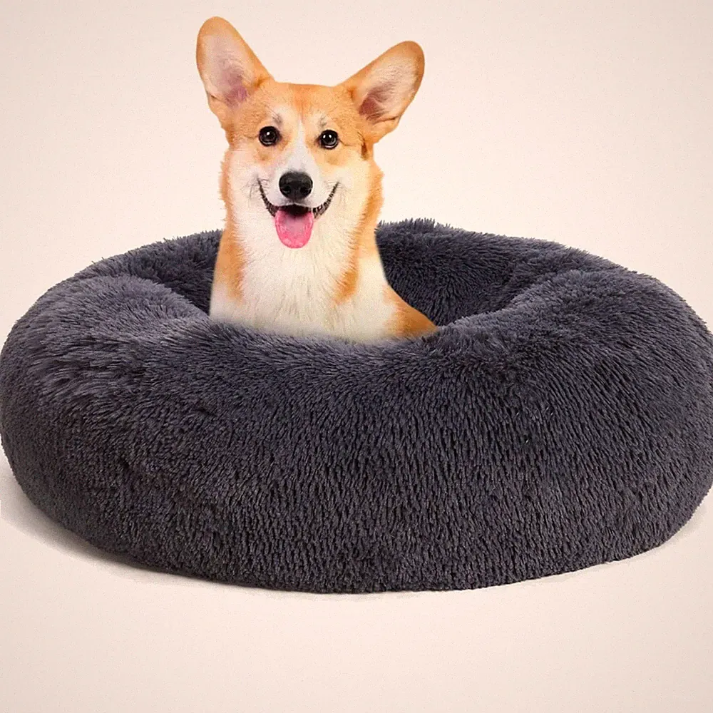Hundebett Orthopädisch rund 70cm Waschbar Katzenbett Hundekissen