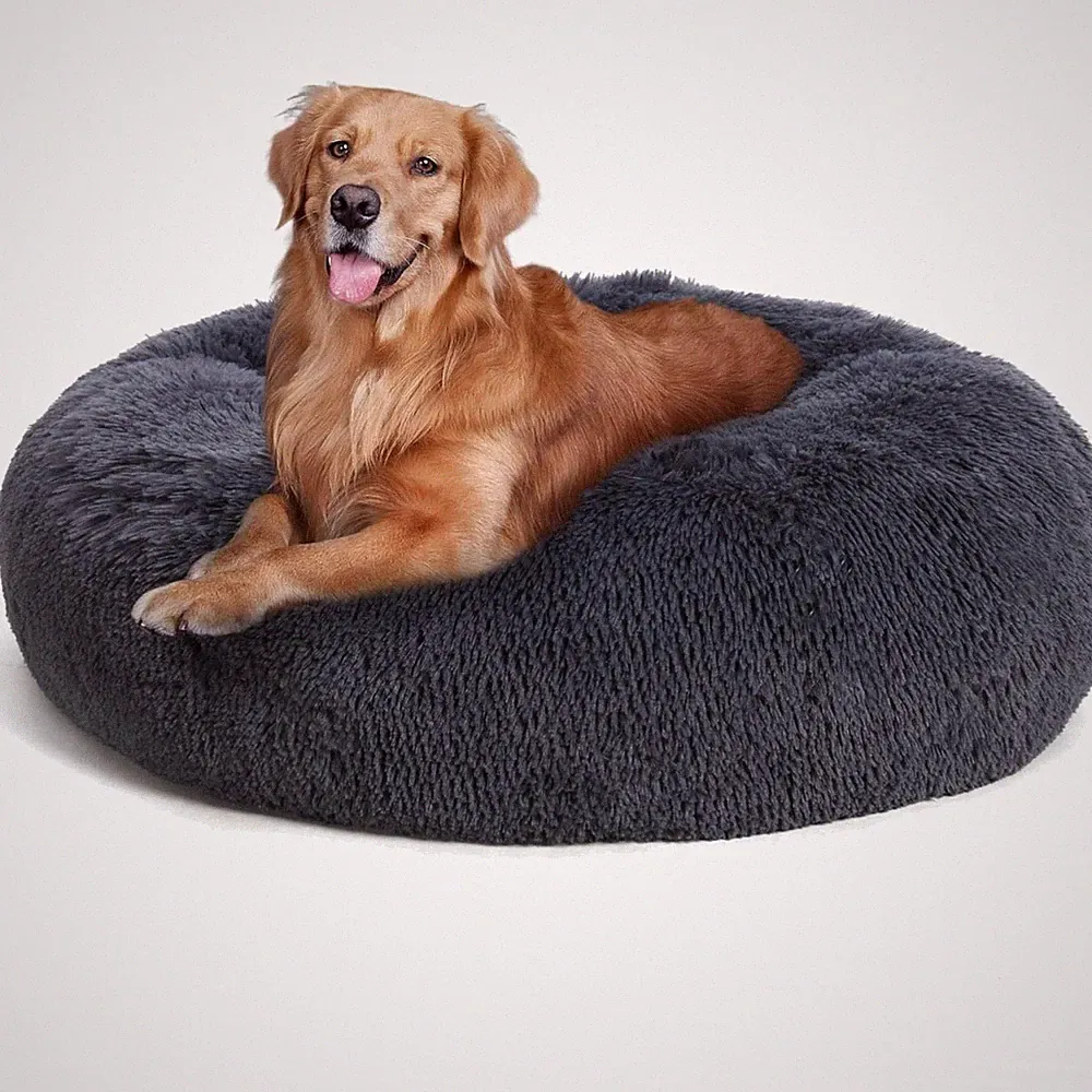 Hundebett Orthopädisch rund Hundekissen Hundesofa Katzenbett Donut Waschbar