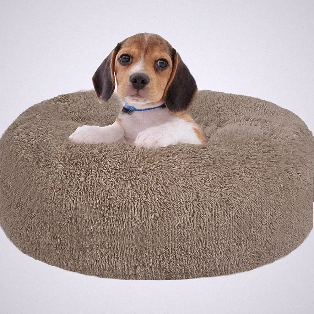 Hundebett rund 60cm orthopädisch waschbar Hundekissen Haustierbett
