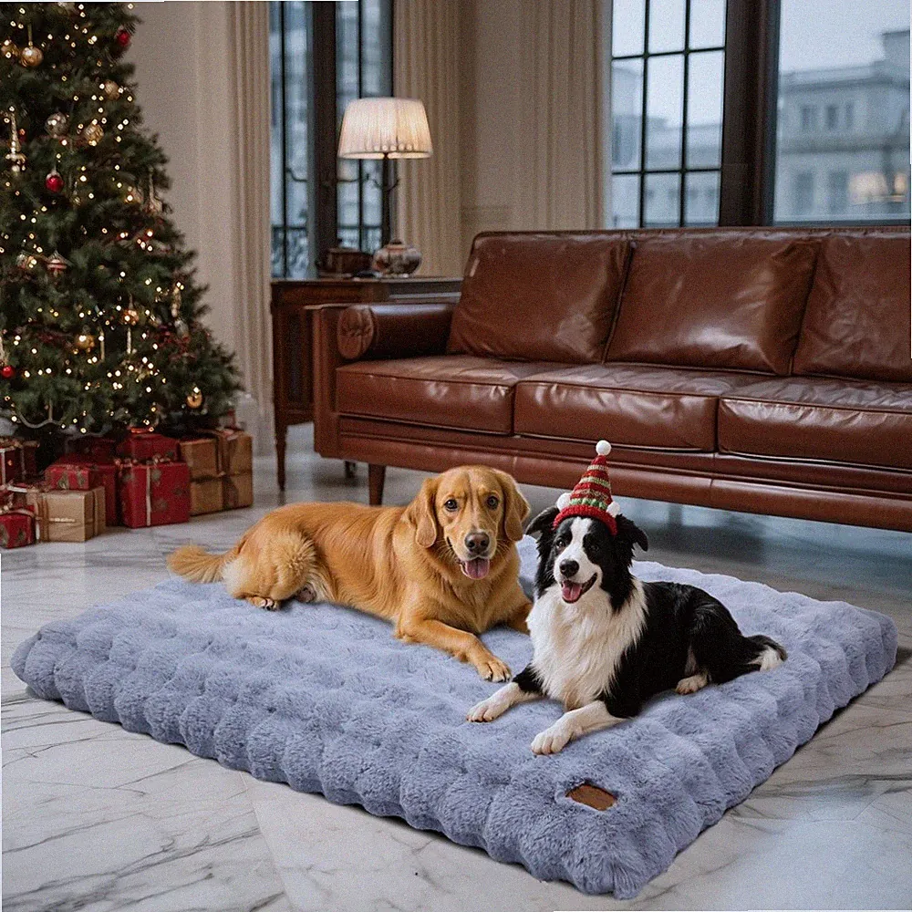 Hundebett Schlafplatz Tierbett Hundekissen Katzenbett Hundematratze Weich Plüsch
