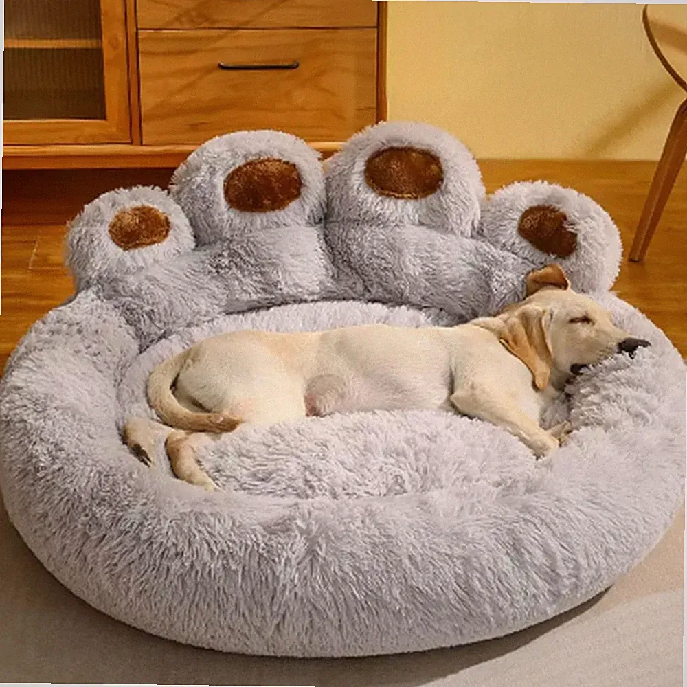 Hundebett-Sofa für den Innenbereich, orthopädisches Hunde-Nackenkissen, warmes H