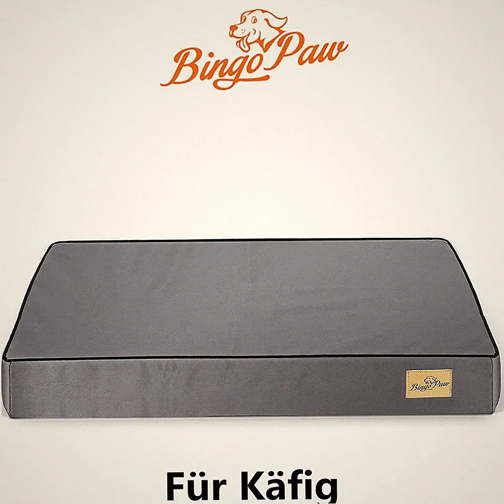 Hundekäfig Matte Matratze Hundebett orthopädisch waschbar wasserdicht Kissen