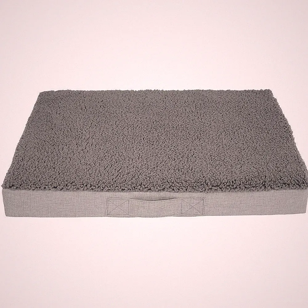 Hundekissen BUDDY L 100x65x10 cm grau Hundebett Hundematte orthopädisch Hundemat