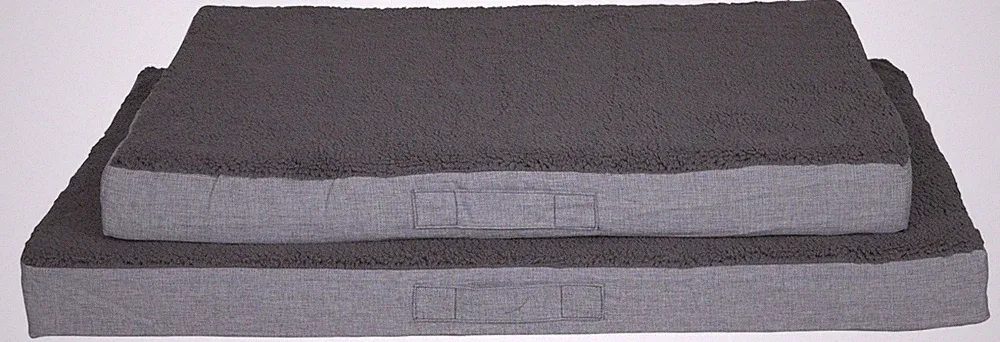 Hundekissen BUDDY XL 120x72x10 cm grau Hundebett Hundematte orthopädisch Hundema