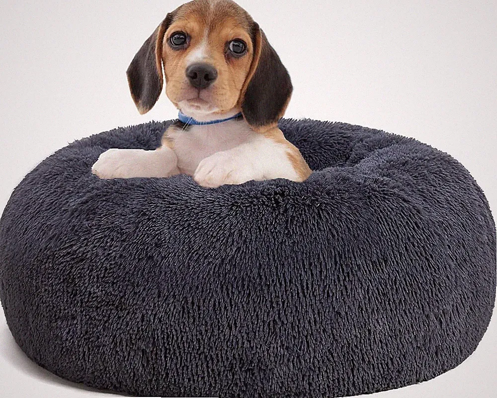 Hundekissen Orthopädisches Hundebett Rund Hundesofa Waschbar 60 cm Ø