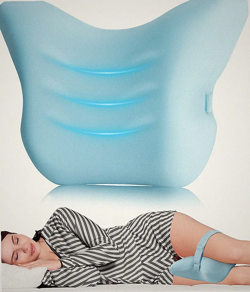 Hydomi Orthopädisches Kniekissen für Seitenschläfer | Premium Memory Foam Beinstütze