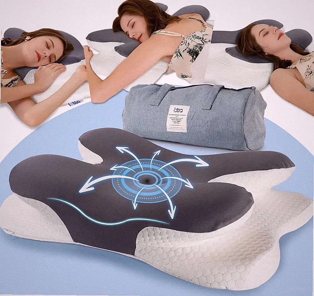 IDEA Nackenkissen Kopfkissen Memory Foam orthopädisches Kissen ergonomisch