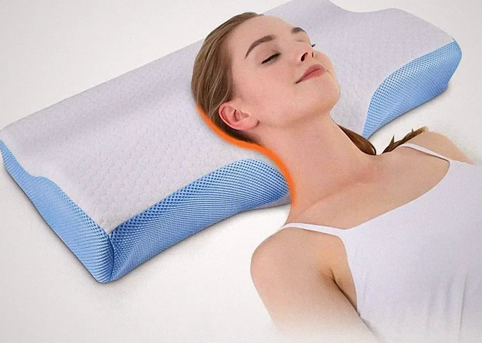 Ikeepi Orthopädisches Ergonomisches Memory Foam Nackenstützkissen " NEU "