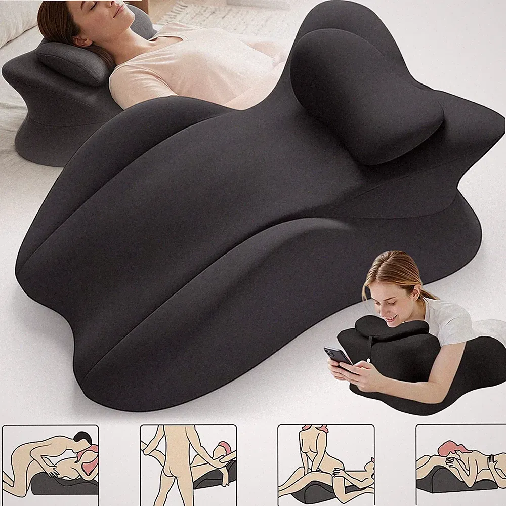 Keilkissen Memory Foam Keilkissen Orthopädisch Ergonomisch 27° Für Bett Und Sofa
