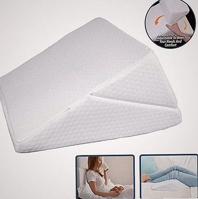 Keilkissen Orthopädisch 4in1 Memory Foam Therapie Rücken Nacken Schmerzen Hypoallergen