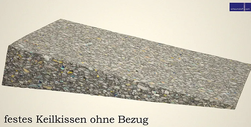 Keilkissen orthopädischer Sitzkeil aus Verbundschaumstoff, Sitzhilfe Sitzkissen