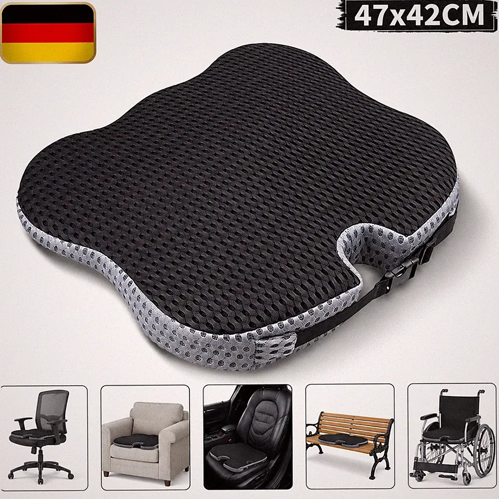 Keilkissen Orthopädisches Sitzkissen Für Bürostuhl Memory-Schaum Ergonomisches