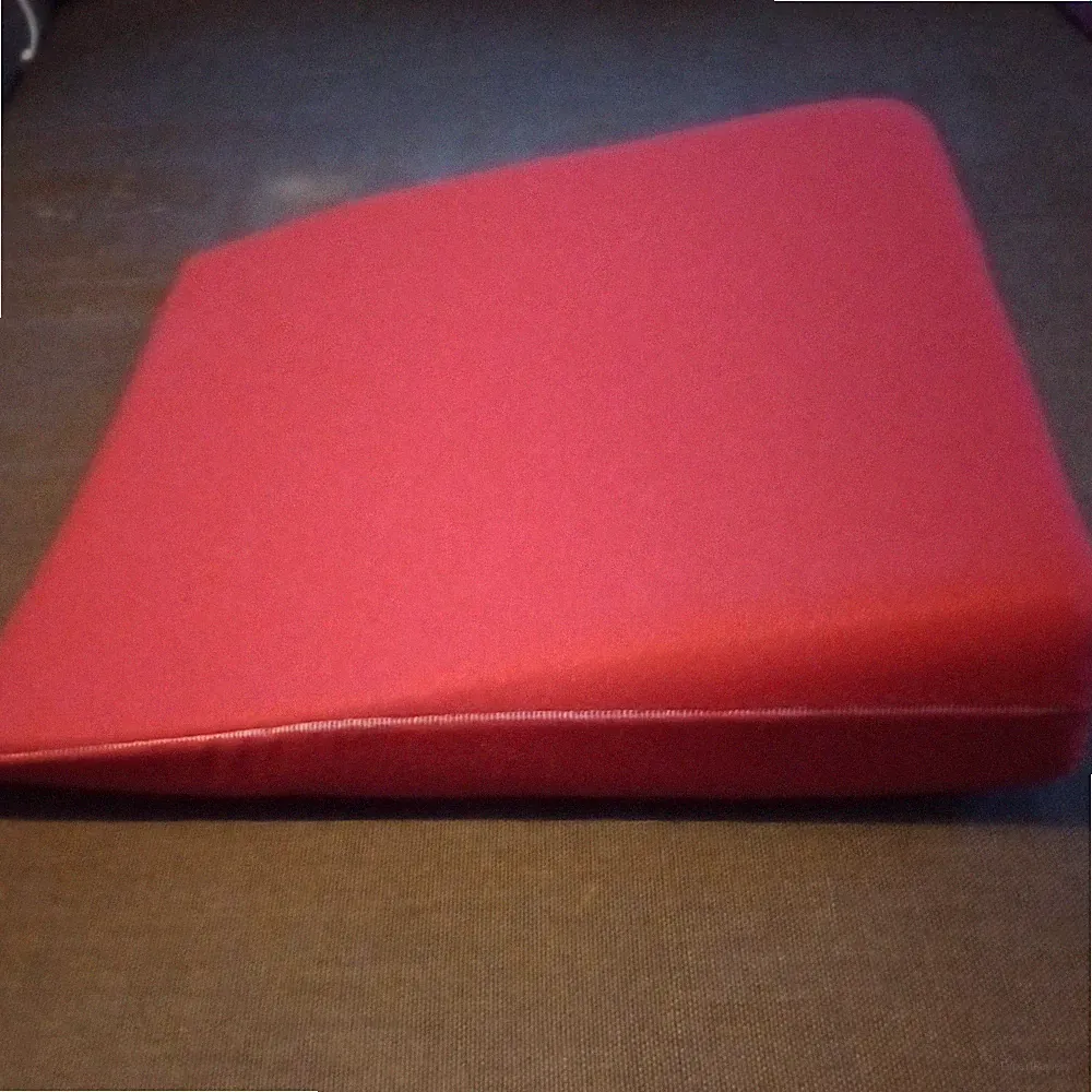 Keilkissen Rot orthopädisches Sitzkissen 38 x 38 x 10/1 cm