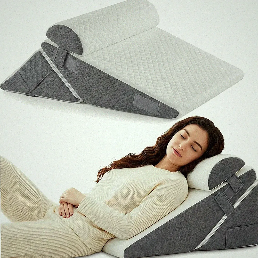 Keilkissen Set orthopädisch verstellbar Reflux Nacken Rücken Bett Sofa