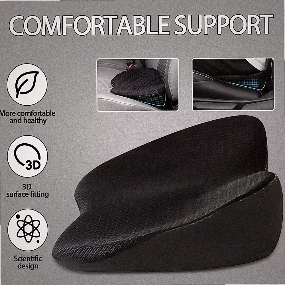 Keilkissen Sitzkissen Auto Orthopädisches Sitzkeil Sitzkeilkissen Memory Foam~