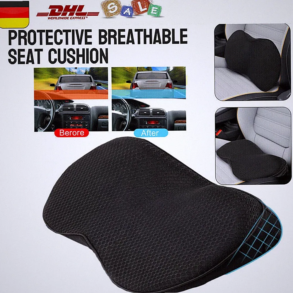 Keilkissen Sitzkissen Auto Orthopädisches Sitzkeil Sitzkeilkissen Memory Foam J