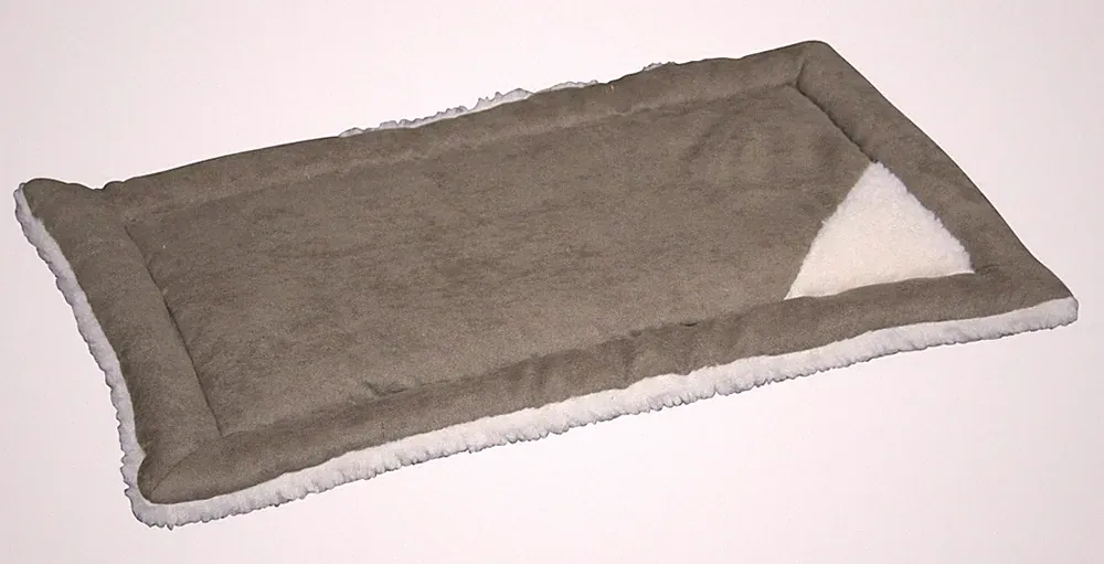Kerbl Liegekissen Cleo (Farbe Grau/Weiß, L x B x H 74 x 43 x 4 cm, Wendekissen)