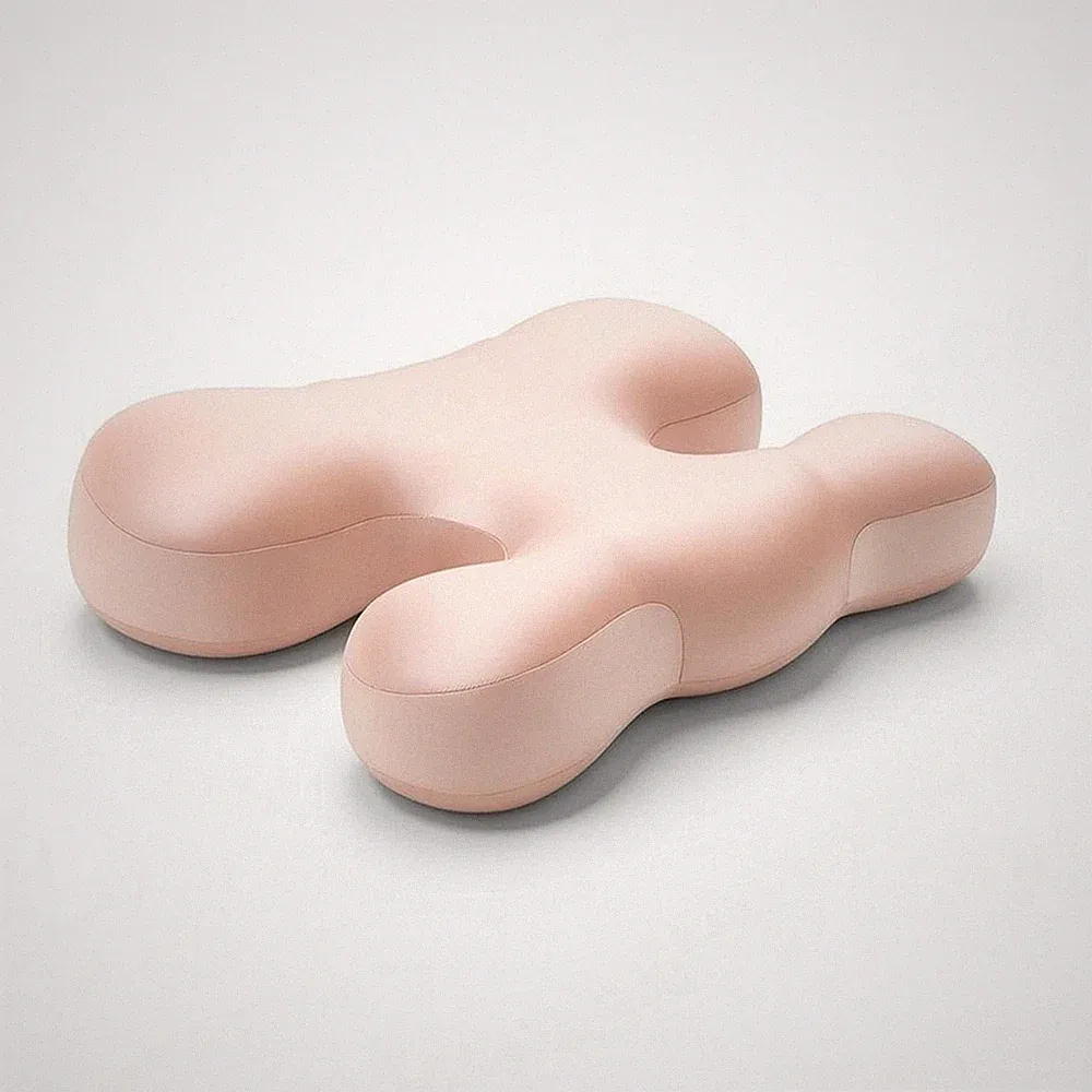 Kissen mit H-Form ergonomisch Nackenkissen orthopädisch für Rückenschläfer